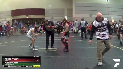 72 lbs Quarterfinals (8 Team) - Rocco Pallian, POWA vs Alex Golden, Mi Pitbulls