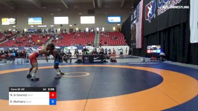 65 kg Cons 32 #2 - Noah Blakley-beanes, Bakersfield RTC vs Robbie Mathers, Sunkist Kids Wrestling Club