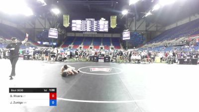 120 lbs Cons 4 - Geronimo Rivera, Utah vs Justyce Zuniga, Washington