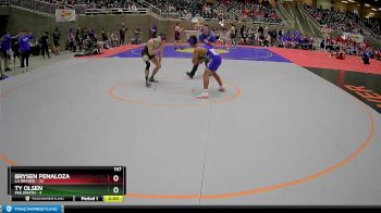 147 lbs Round 2 (4 Team) - Ty Olsen, Philomath vs Brysen Penaloza, La Grande