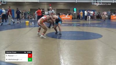 Quarterfinal - DeAndre Nassar, Cleveland State-Unattached vs Max Wohlabaugh, Clarion-Unattached