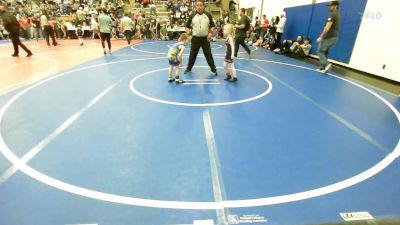 46 lbs Round Of 16 - Beckett Mills, Team Tulsa Wrestling Club vs Braxton Orrel, Berryhill Wrestling Club