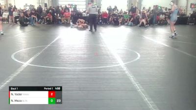 88 lbs Round 1 (8 Team) - Nathan Yoder, PA Alliance White vs Noah Meza, Black Fox Academy