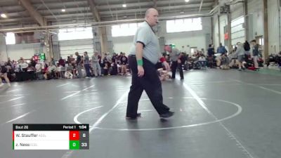 76 lbs Round 7 (8 Team) - Wyatt Stauffer, Aggression Legionaries vs Zandon Ness, East Coast Elite