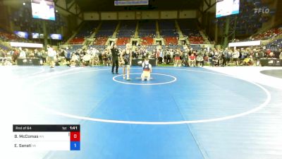 120 lbs Rnd Of 64 - Ben McComas, West Virginia vs Evan Sanati, Virginia