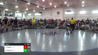 132 lbs Pools - Lars Cooper, Team Gotcha vs Spencer Palmeri, Superior W.A. (NY)