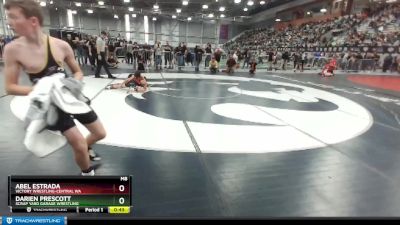 71 lbs Quarterfinal - Darien Prescott, Scrap Yard Garage Wrestling vs Abel Estrada, Victory Wrestling-Central WA