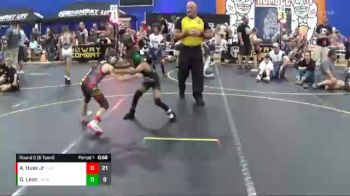 52 lbs Round 5 (6 Team) - David Leon, Untouchables White vs Adam Husk Jr, The Funky Singlets Teal