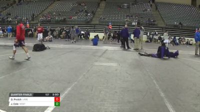 125 lbs Quarterfinal - Dillon Prutch, Labette vs Jaxon Cole, Western Wyoming