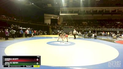 115 lbs Quarterfinal - Annika Scott, Folsom vs Ashlyn Hemm, Del Oro