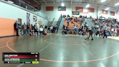 165 lbs Cons. Round 4 - Sam Mentzer, Pleasant vs Shon Robinson, Washington (Massillon)