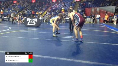 155 lbs Quarterfinal - Nicholas McCully, Bald Eagle Area vs Peter Sadchikov, General McLane