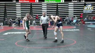 149 Champ.-Round-2, Alex Cisneros, Unattached,  vs Matt Mincey, Minnesota,