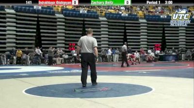 141 Champ.-Round-3, Zachary Beitz, Penn State vs Undrakhbayar Khishignyam, The Citadel