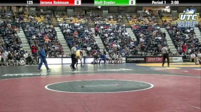 125 lbs quarterfinal Jerome Robinson Old Dominion University vs. Matt Snyder Virginia