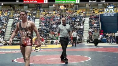 141 Quarterfinal, Justin LaValle, Old Dominion University vs Undrakhbayar Khishignyam, The Citadel