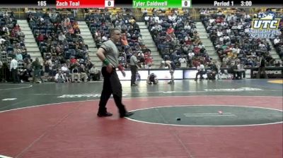 165 Quarterfinal, Zach Toal, Missouri vs Tyler Caldwell, Oklahoma State