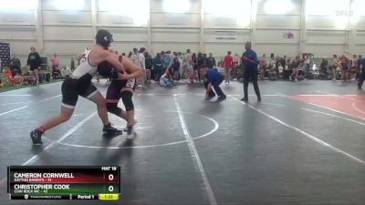 215 lbs Round 7 (10 Team) - Cameron Cornwell, Dayton Bandits vs Christopher Cook, Cow Rock WC