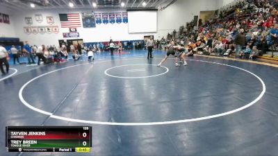 126 lbs Cons. Round 2 - Tayven Jenkins, Chadron vs Trey Breen, Tongue River