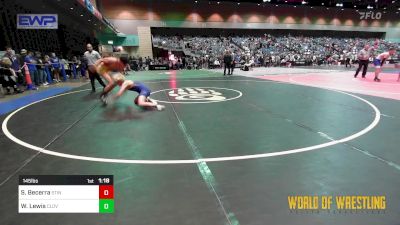 145 lbs Round Of 64 - Sonny Becerra, Sting Wrestling vs Wyatt Lewis, Clovis