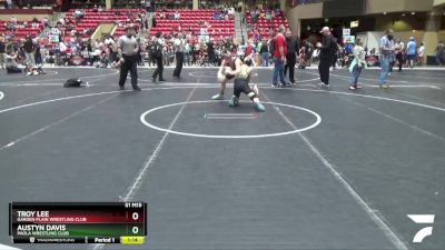 115 lbs Cons. Semi - Austyn Davis, Paola Wrestling Club vs Troy Lee, Garden Plain Wrestling Club