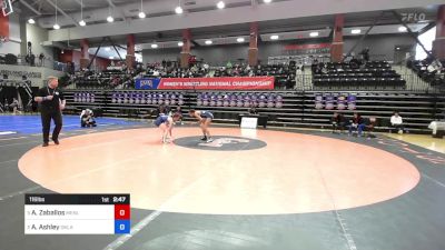 116 lbs Consolation - Ajayzee Zaballos, Menlo (Calif.) vs Avery Ashley, Oklahoma City