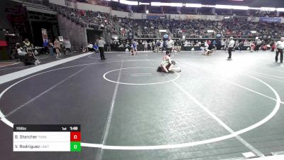 115 lbs Round Of 16 - Brodie Starcher, Tonganoxie Wrestling Club vs Vincent Rodriguez, Lawton