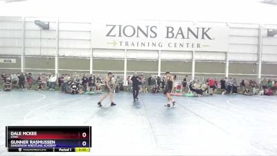 132 lbs Cons. Round 2 - Dale McKee, Utah vs Gunner Rasmussen, Sanderson Wrestling Academy