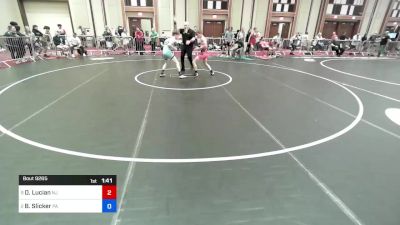 113 lbs Semifinal - Dominic Lucian, Nj vs Brady Slicker, Pa