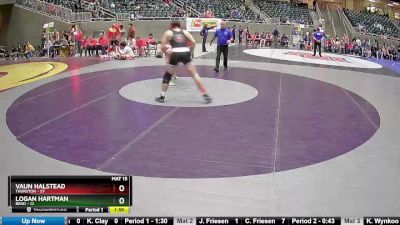 222 lbs Round 1 (4 Team) - Vaun Halstead, Thurston vs Logan Hartman, Bend