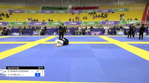 GABRIELA MARIA VERGARA MARTINS vs KRISTIN M MELIA 2024 Brasileiro Jiu-Jitsu IBJJF