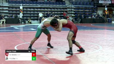 125 lbs Quarterfinal - Diego Sotelo, Harvard vs Yusief Lillie, Utah Valley