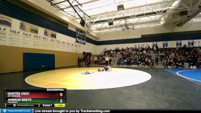 170 lbs Quarterfinal - Hunter Osso, Mt. Spokane vs Ameron Bretz, Tonasket