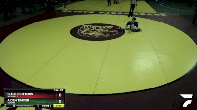 97 lbs Cons. Round 1 - Elijah Butteris, Westfield vs Aiden Timmer, Adrian