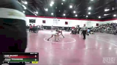 132 lbs Cons. Round 2 - Gabe Balingit, Etiwanda vs Josiah Tessandore, La Quinta