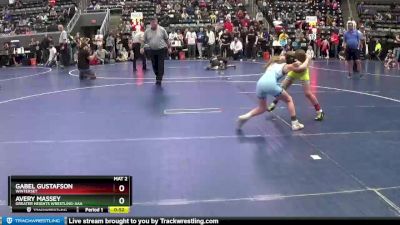 80 lbs Cons. Semi - Avery Massey, Greater Heights Wrestling-AAA vs Gabel Gustafson, Winterset