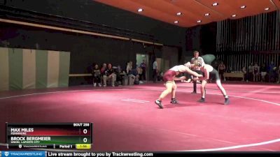 152 lbs Round 2 - Max Miles, Fennimore vs Brock Bergmeier, Union, LaPorte City
