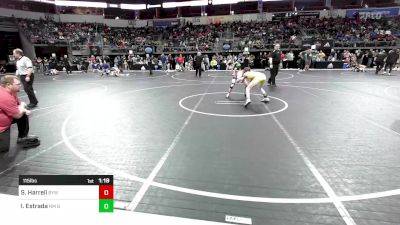 115 lbs Round Of 32 - Shade Harrell, Beebe Youth Wrestling vs Isiah Estrada, NM Bad Boyz