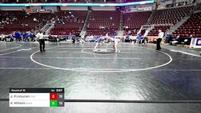 152 lbs Round Of 16 - Jojo Przybycien, Fort Leboeuf vs Reagan Milheim, Warrior Run