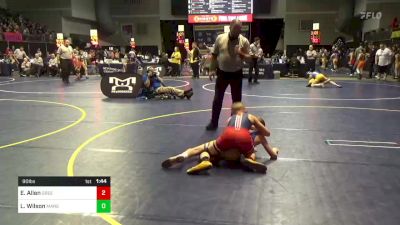 90 lbs Round Of 32 - Ethan Allen, Greencastle vs Liam Wilson, Mars