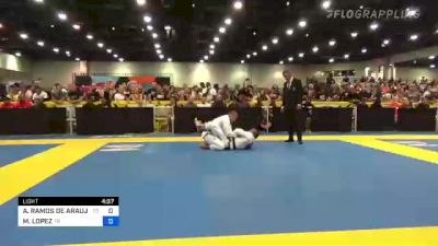 ALBERTO RAMOS DE ARAUJO OLIVEIRA vs MOISES LOPEZ 2022 World Master IBJJF Jiu-Jitsu Championship