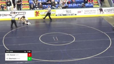 89 lbs Quarterfinal - Myles Hoover, North Allegheny vs Eli Oberheim, Montgomery