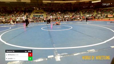 49 lbs Round Of 16 - Jaxon Williams, Sunkist Kids Monster Garage vs Kolton Smith, Florida Scorpions