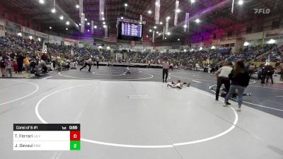 50 lbs Consi Of 8 #1 - Titus Ferrari, La Veta vs Jaxon Devaul, Pikes Peak Warriors