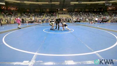 92 lbs Quarterfinal - Caleb Kelley, Salina Wrestling Club vs Cale Browning, Kingfisher