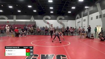 65 lbs Placement Matches (8 Team) - Logan Rajner, Elite Ath Club WE vs Mason Baylor, Legacy National
