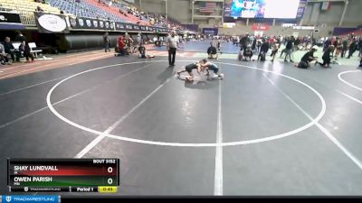 77 lbs Quarterfinal - Shay Lundvall, IA vs Owen Parish, MN