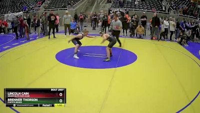 105 lbs 1st Place Match - Brenner Thorson, Chetco Bears vs Lincoln Cain, Salem Elite Mat Club