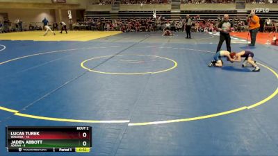 60 lbs Quarterfinals (8 Team) - Lucas Turek, Waconia vs Jaden Abbott, Adrian