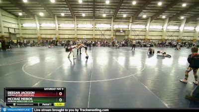 105 lbs Quarterfinal - Deegan Jackson, Uintah Jr High Wrestling vs MCCrae Meibos, Morgan Wrestling Club